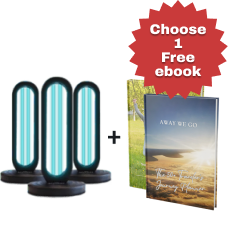 3x Bundle - UVO254™ Powered Home Disinfection Tower + 1 Free Ebook